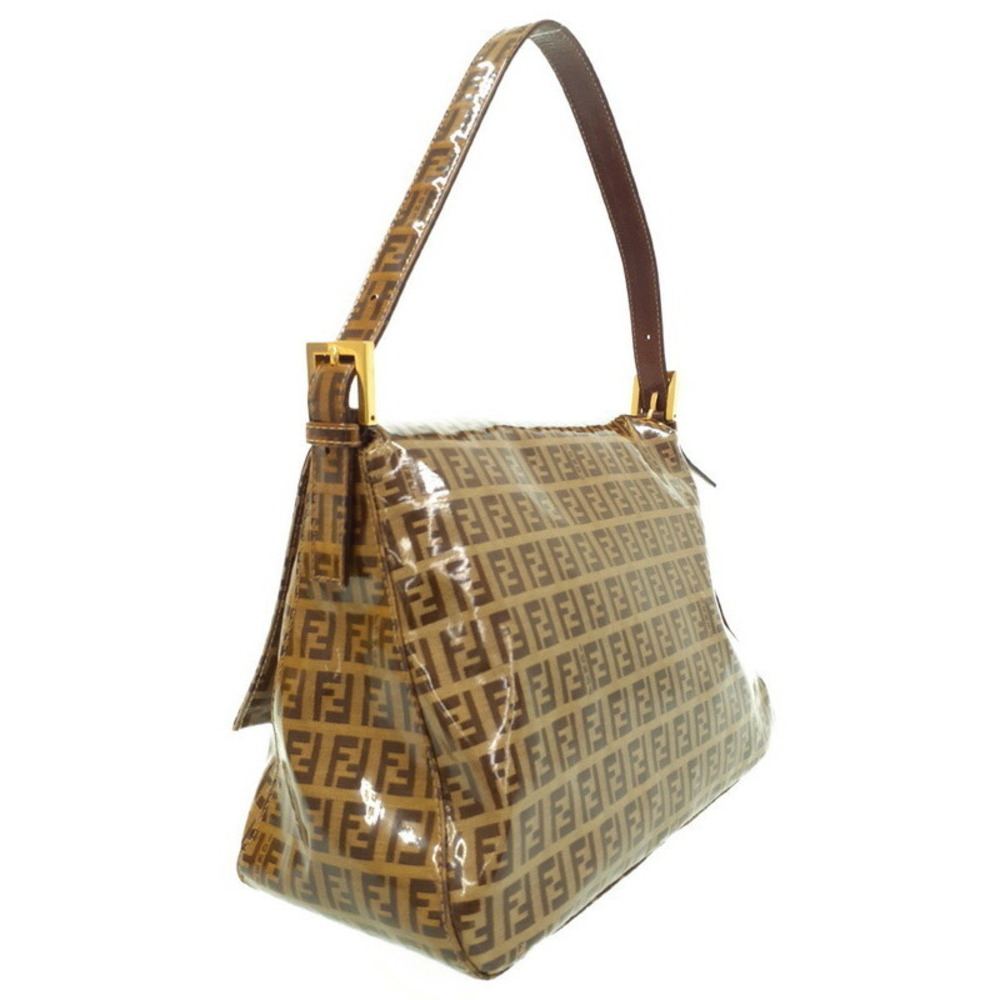 Fendi Zucchino Shoulder Mamma Bucket Semi Bag
